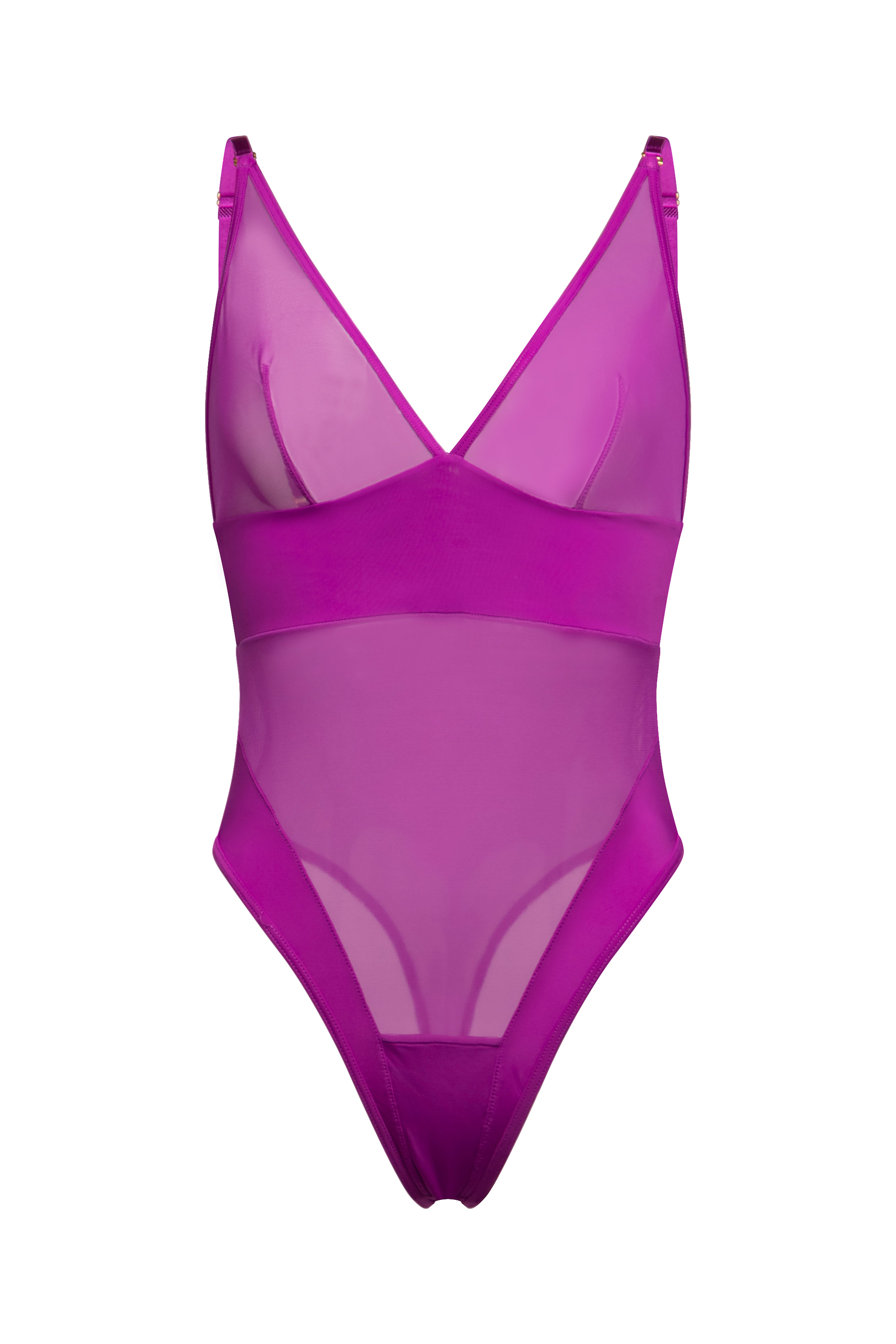 SENSUELLE ROSEBUD THONG BODYSUIT