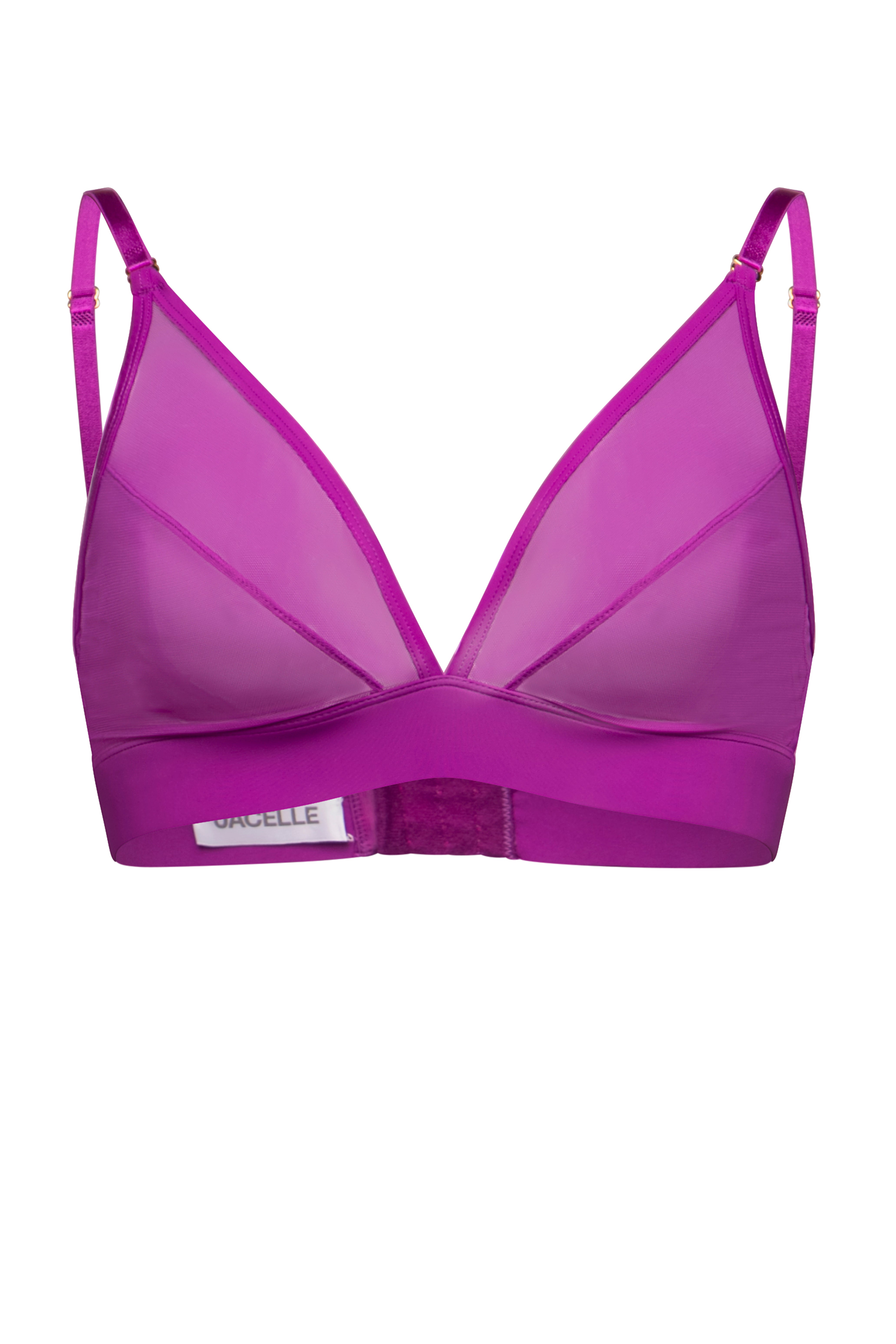 SENSUELLE ROSEBUD MESH BRALETTE