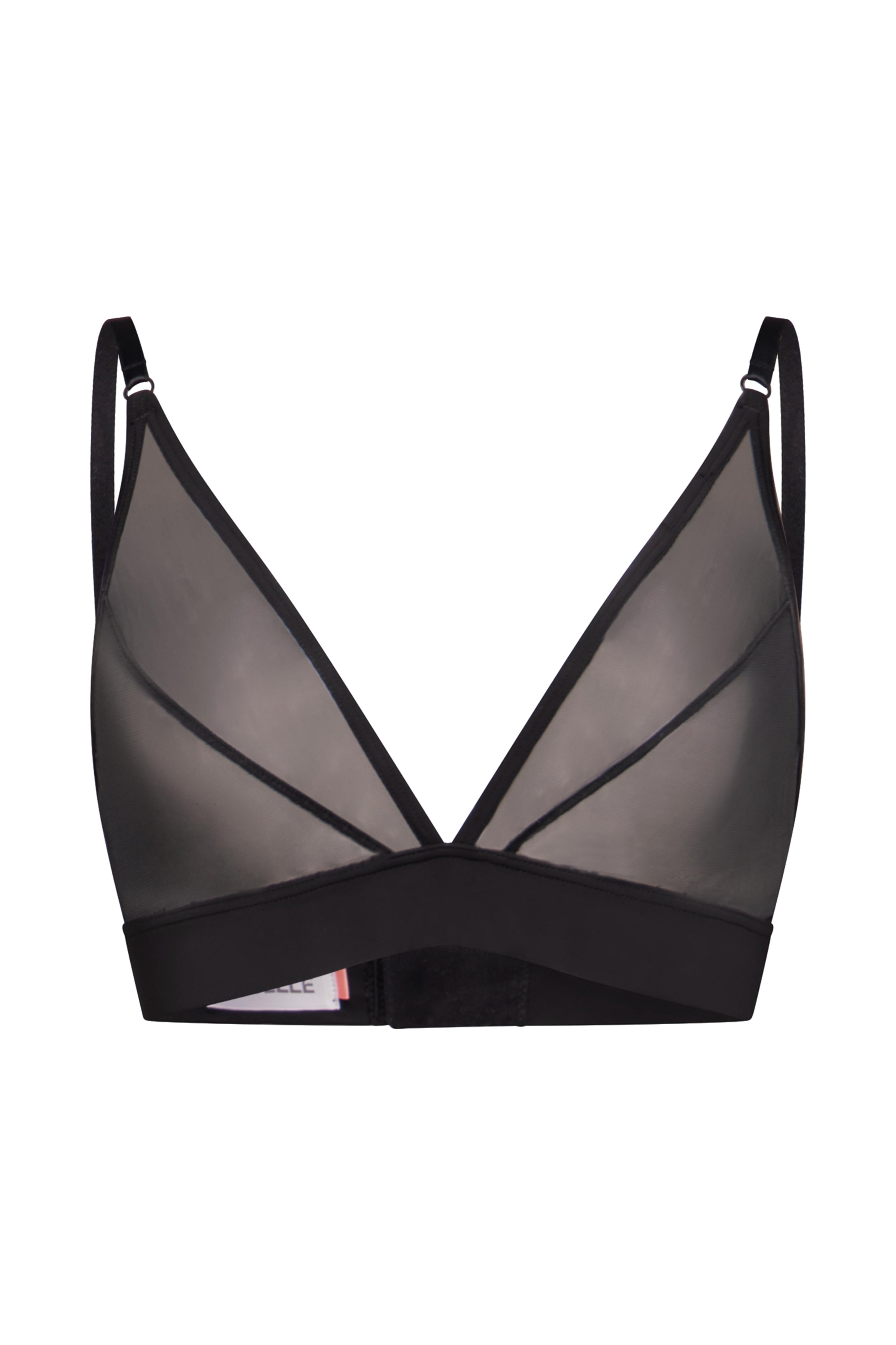 SENSUELLE NOIR MESH BRALETTE