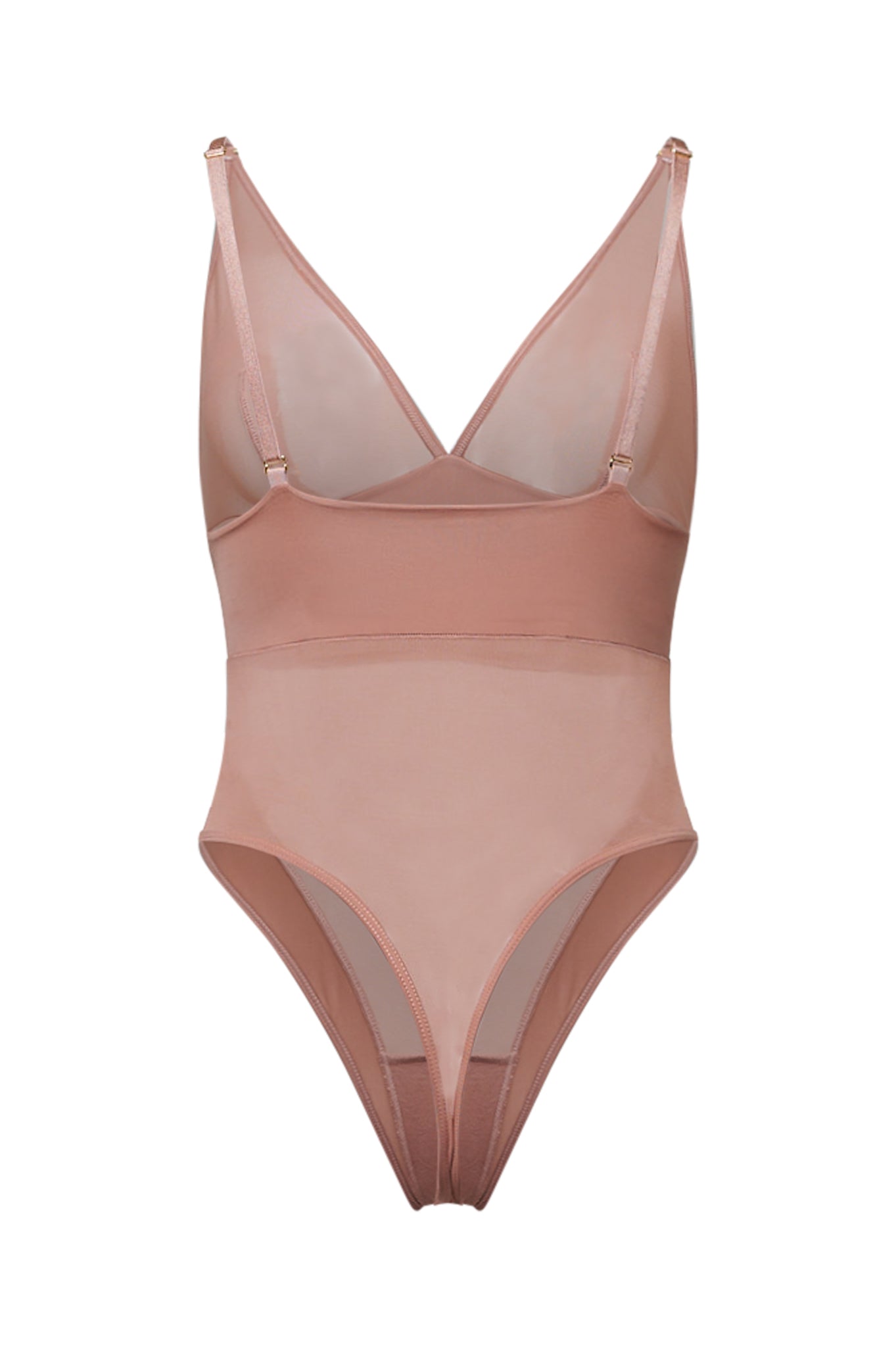 SENSUELLE FAWN THONG BODYSUIT