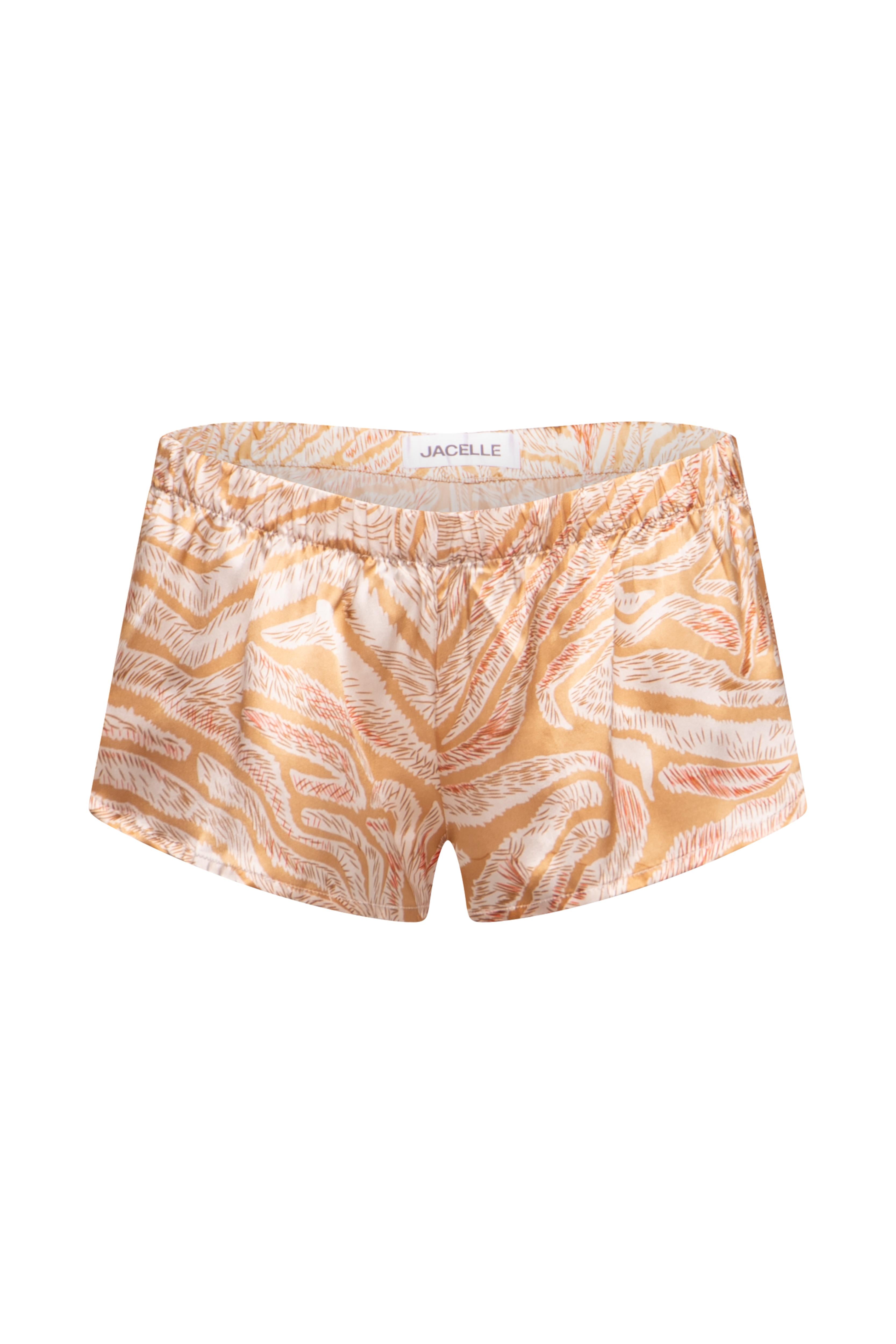 WISPY PRINT SILK SHORTS